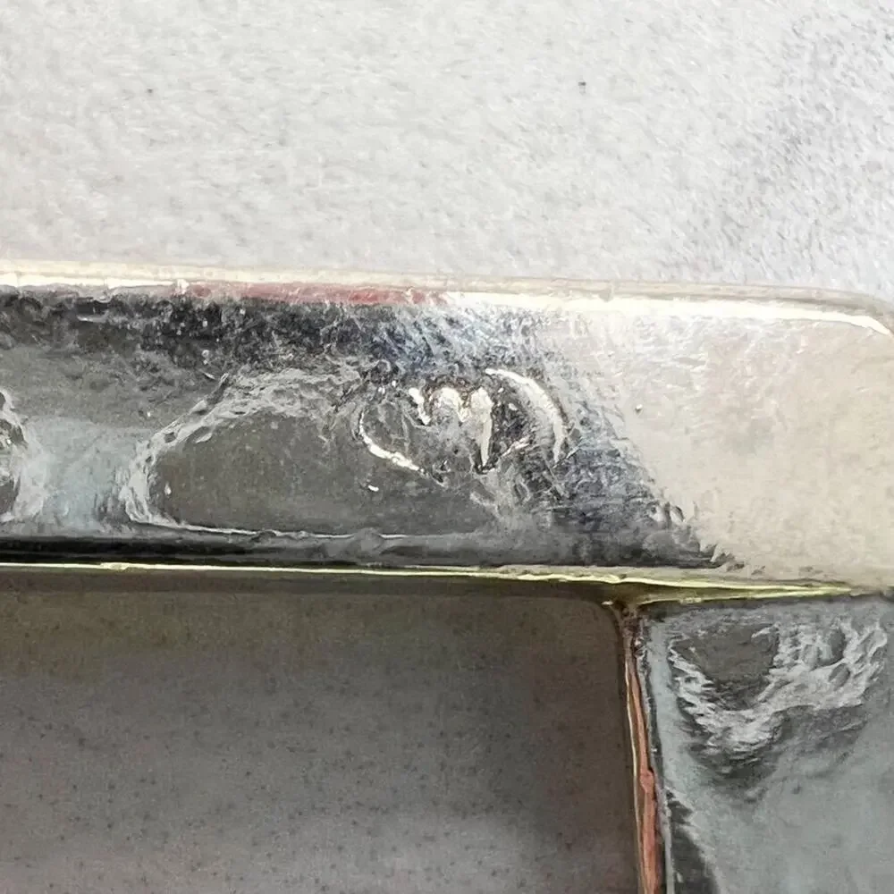 Silver Tone Simple Basic Belt Buckle